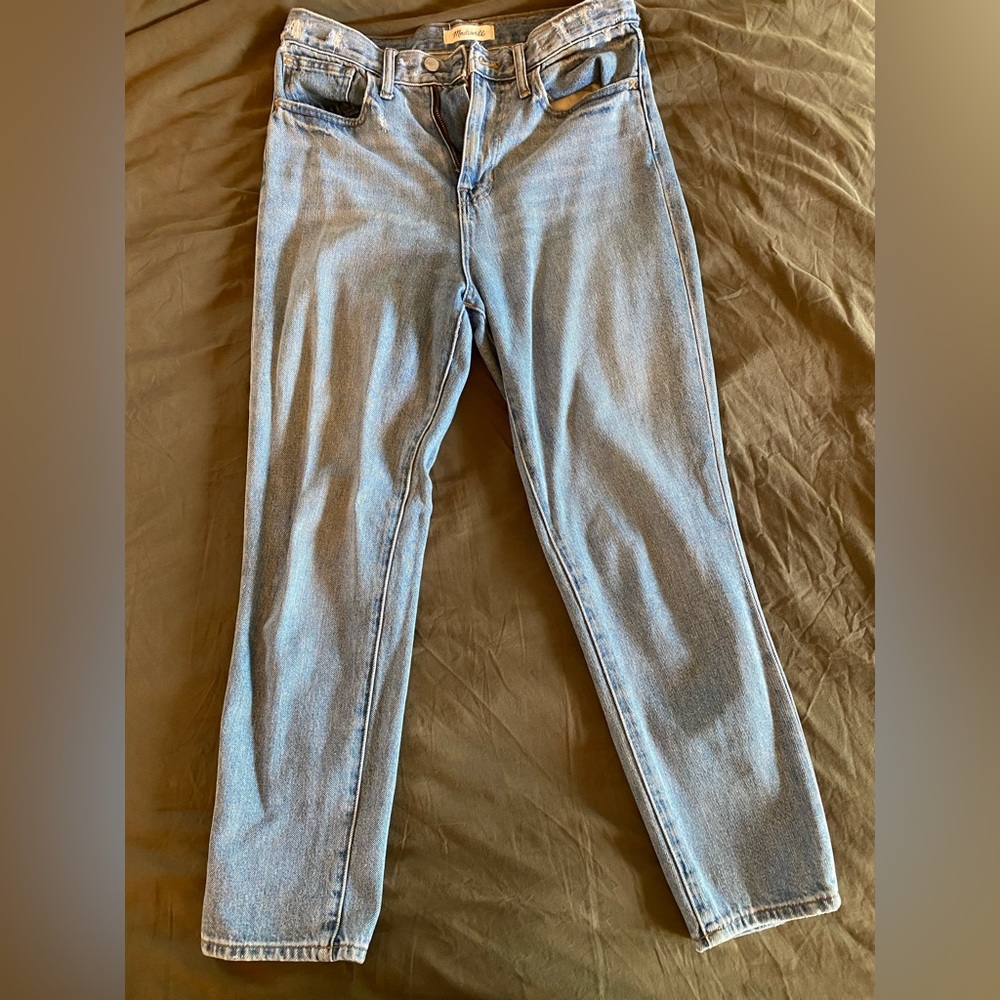 Light wash Madewell Mom Jeans